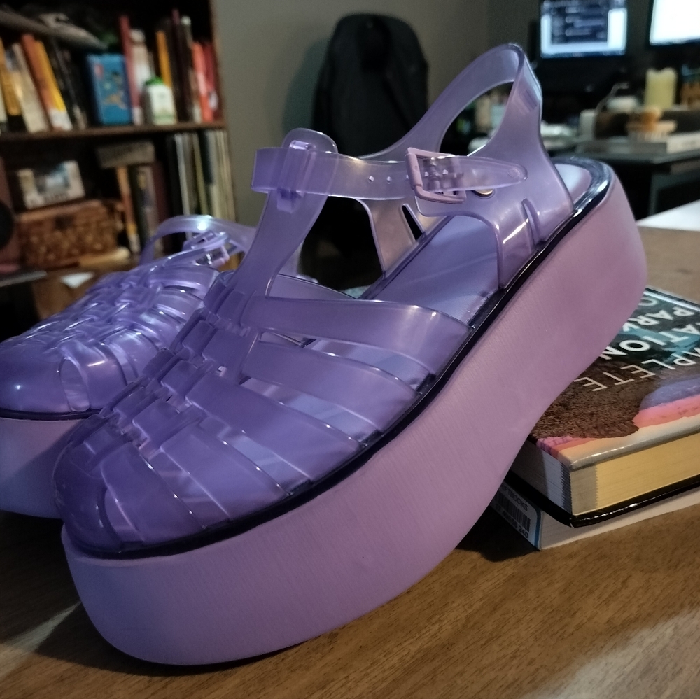 Melissa Possession Platform Purple Women's 9
